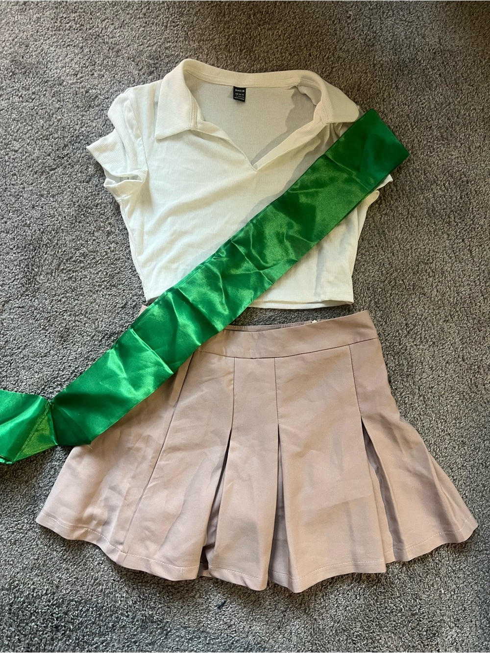 NWOT Girl Scout Cookie Girl / School Girl Halloween Costume